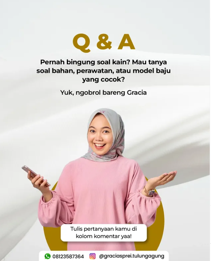 <p>mau tahu jenis-jenis kain untuk model baju? Dan